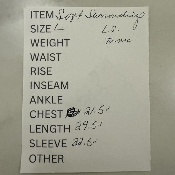 Soft Surroundings Georgette Tunic Top Size L Green Animal Print Roll Tab Sleeves - Picture 10 of 10